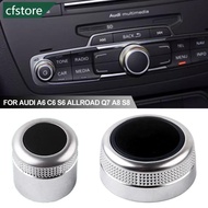 CFSTORE Car Multimedia MMI Volume Knob Rotary Button Switch Cover Setting Navigation Main Menu Switc