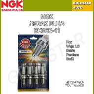 NGK BKR6E-11 Spark Plug For Proton Waja, Satria, Perdana, Swift 4PCS ORIGINAL