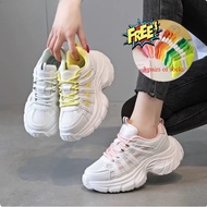 Yageyan Ladies Dance Sneakers Platform Walking Dance Shoes for Adults