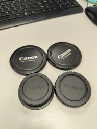 Canon 77mm Lens Cap Body Cap Rear Cap 鏡頭蓋