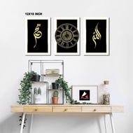 FRAME DEKO JAM ROMAN 12X18 INCH (3 PANEL)