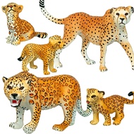 Jaguar Toys, Safari Animal Cheetah Toys, Leopard Family Playset Figures, Wildlife World Models, Birt