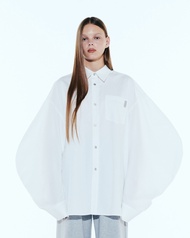 The SRT X12 (TBL213) - Dimension Sleeve Shirt เสื้อเชิ้ตโอเวอร์ไซส์แขนยาว แขนทรงโค้ง ผ้าคอตตอน แรงบั