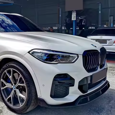 4pcs Car Front Bumper Splitter Lip Spoiler Diffuser For Bmw X5 G05 40i 40d 45e M50i M50d M Sport 201