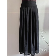 Seluar Palazzo Pants Palazzo/Muslimah Women Palazzo/ Slack Pants  /Baju Jumpsuits Black