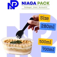 TIRAMISU CONTAINER/ OVAL CONTAINER - 280 ML / 500ML /700 ML