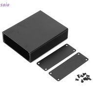 SAIA Electronic Project , Aluminum Black Printed Circuit Board Instrument Box, Electronic Box 27*82*