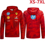 2026 New F1 Unisex Long Sleeve Coat&Jacket +  F1 Ferrari Racing Team Hoodie
