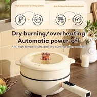 MODONG 6L Honeycomb Electric Frying Pan for Home Non-Stick Multifunctional Electric Fryer Deep Fryer