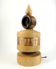 拉線自轉木陀螺