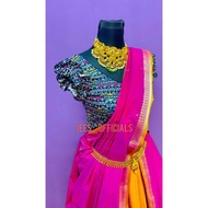 RUFFLE SAREE BLOUSE TO WEAR/READYMADE SAREE BLOUSE/STRECHABLE