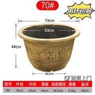 Extra Large Extra Thick Flower Pot Resin Thickened Large Flower Pot Iron Tree Fruit Tree Balcony Cou
