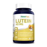 Lutein 40mg 180 Veggie Capsules (Non-GMO, Gluten Free)