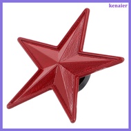 💍 1Pack Vintage Red Five-Pointed Star Brooch in Chinese Style, Zinc Alloy Fashion Ornament 1.1In