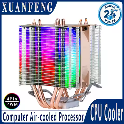 PC Radiator Twin Towers 4 Heat Pipe Air-cooled CPU Cooling Fan Suitable For Installing LGA2011 X79 X