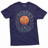 Pluto Neve forget 1930-2006 T-shirt Planets astrology science geeky school T-shirt Funny Gift tee dw