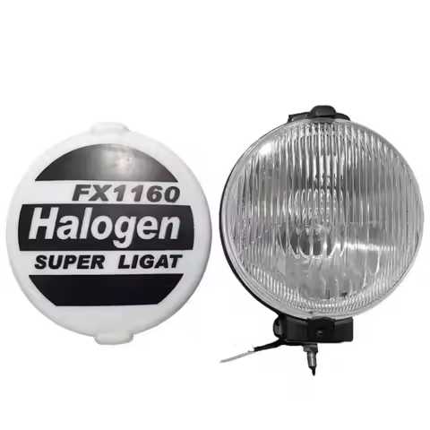1 PCS 12V 55W 6 Inch FX1160 Halogen Round Light Spotlight Truck Work Light Fog Lamp Headlight SUV Of