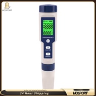 【HOSPORT】5 ใน 1 pH tds ec ความเค็มอุณหภูมิเครื่องวัด TDS EC pH ความเค็มอุณหภูมิเครื่องวัดค่า pH/EC/T
