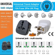 3pin Universal Adapter Plug Head UK 3 Pin Plug