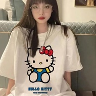 Hello Kitty Y2K Style Soft Cotton Tops - Summer Wear | Couples Fashion | Free Shipping