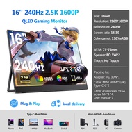 UPERFECT C2 Pro - 2.5K 144Hz Gaming Monitor 16 Inch Portable Display for Laptop External Gaming Disp