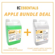 [APPLE BUNDLE] PAPA APPLE Dishwashing Liquid + Foamy Hand Soap | East Chem | EC Essentials