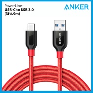 Anker PowerLine+ USB C to USB 3.0 (3ft / 0.9m), Type C Double-Braided Nylon Fast Charging Cable, for Samsung Galaxy S20 Series S10/ S9 / S9+ / S8 / S8+ / Note 8, iPad Pro 2020, MacBook, LG V20 / G5 / G6, and More
