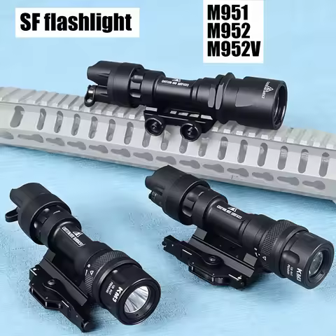 Tactical Surefir M951 M952 Scout M951V M600B M600 LED Flashlight Light Cover Switch for AR15 M4 Airs