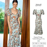 ZYHT ชุดเดรสทำงานของผู้หญิงชุดเดรสวันหยุดชุดเดรสเกาหลีชุดราตรีเข้าร่วมงานชุดเดรสสุดหรู Gaun Modis ชุ