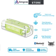 Amgras Future SE Transparent Earphones Display Earphone 4 Mic Gaming Earpod Stereo Noise Reduction E