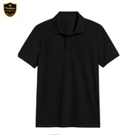 T-shirt POLO Plain T-shirt POLO/ Polo shirt T-shirt Black/POLO Black polo shirt Men's collared T-shi