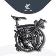 BROMPTON - P-LINE Mid M4L MIDNIGHT BLACK METALLIC - SEPEDA LIPAT