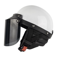 ACN Helm Vintage Chip Cetok Bogo Setengah Kepala Pria Wanita Dewasa Kaca Datar