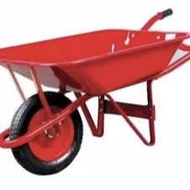 MERAH PUSH CART ORANGE/RED BLACK/ SAND CART CAST TROLLEY CEMENT PUSH PROJECT QUALITY CEMENT CORAL SA