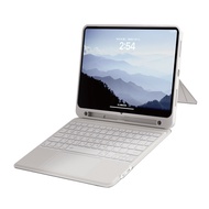 eiP Magnetix iPad鍵盤保護殼 (磁吸可拆式 / 巧控鍵盤)/ 星砂白/ iPad Air6 11"u003cM2 2024&gt;/iPad10/Air4u00265/Pro11"