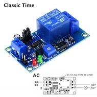 DC 12V รีเลย์โมดูลปกติเวลาเปิดรีเลย์หน่วงเวลา Timing Timer สวิตช์ควบคุมรีเลย์ Potentiometer ปรับได้ช