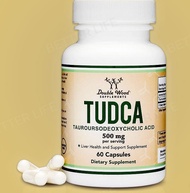 Double Wood TUDCA Bile Salts Liver Support Supplement, 500mg Servings, 60 Capsules (No.553)