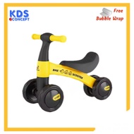 [KDS E Concept] Push Sled 4 Wheels Scooter Musical Ride-on Outdoor Play for Baby Kids Skuter Mainan 
