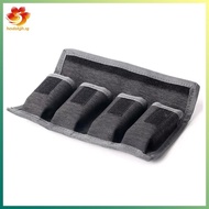 [hzsdakjjh.] Battery Holder Case AA AAA Battery Storage Bag 4 Pocket for AA/AAA Battery and DSLR Cam