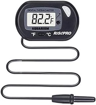 Thermometer,COOSO Digital LCD Thermometer for Aquarium Freezer Frozen Refrigerator Fridge Freezer,U2Black/1pack