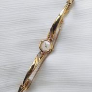 SY Vintage | 近未使用 日本 DANA 白桃鑽手環錶 古董錶 老錶