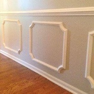 Wainscoting ready made panel easy to DIY 3D Wall Decoration big an small panels