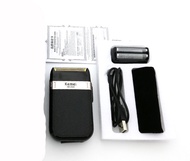 new Kemei Electric Shaver for Men Twin Blade Waterproof Reciprocating Cordless Razor USB Rechargeabl