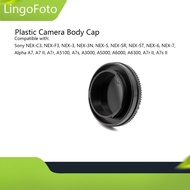 Plastic Camera Body Cap for Sony NEX-C3, NEX-F3, NEX-3, NEX-3N, NEX-5, NEX-5R, NEX-5T, NEX-6, NEX-7,