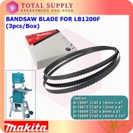【3PCS/BOX】MAKITA CARBON STEEL BANDSAW BLADE for LB1200F 3PCS/BOX B-16667 B-16673 B-16689 B-16695 224