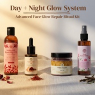 Inroots Advanced Face Glow Repair Night Kit (Rosehip + Kumkumadi) | Day & Night Glow Skincare Combo