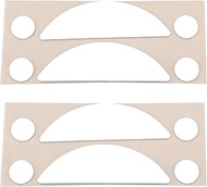 The Lord of the Tools Set of 2 White Mouse Feet Low Noise Replacement Pads Skates Sliding Feet PTFE 