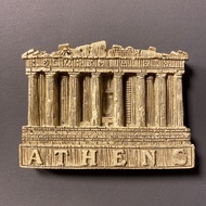 ** New.) Greece Athens Landmark Architectural Attitude City Tourist Souvenir Resin Retro Decoration 