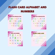 Flash Card Alphabet, Numbers and Hijaiyah
