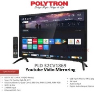 LED Smart TV POLYTRON PLD 32CV1869 Digital TV 32 Inch